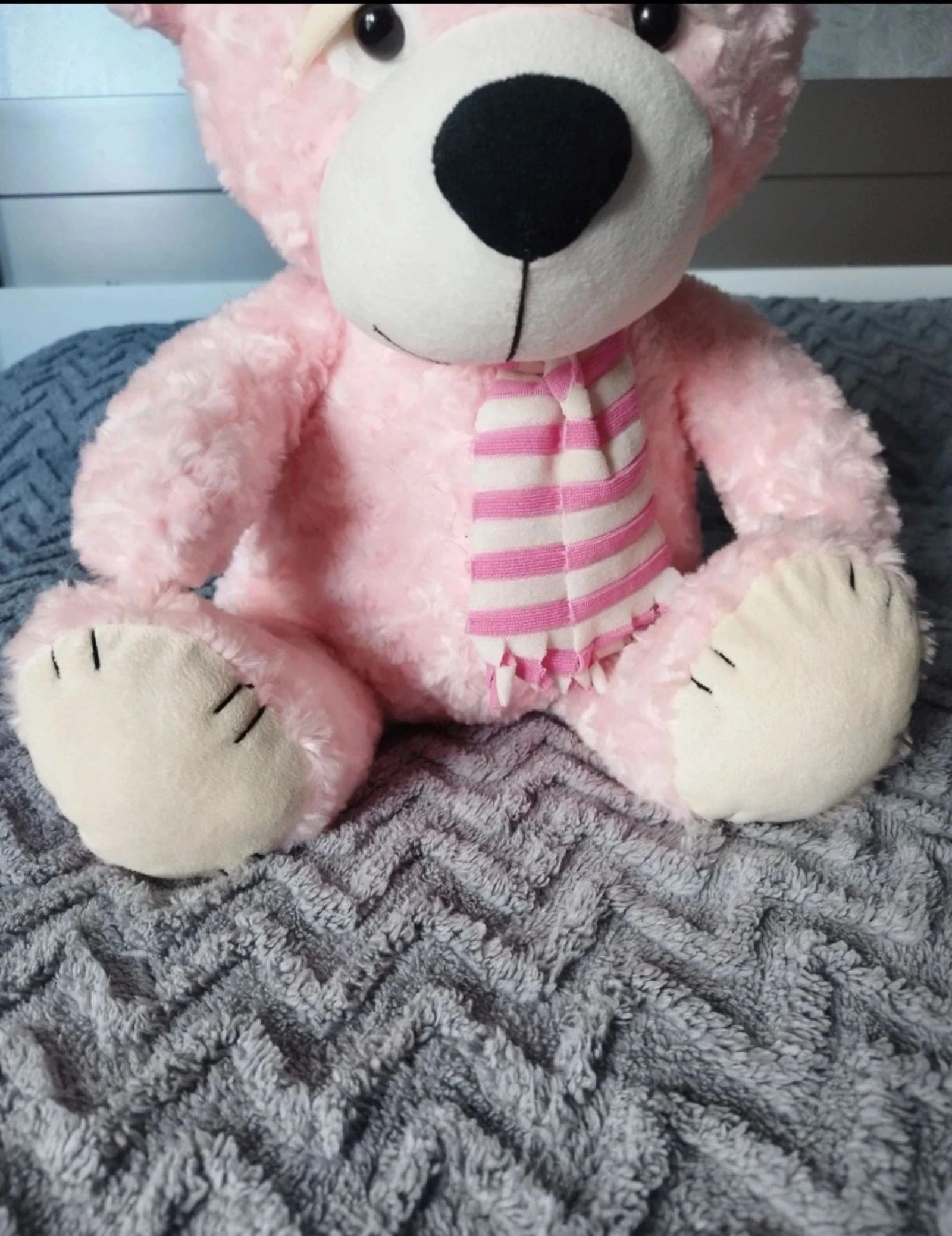 Pink big teddy bear – photo 3